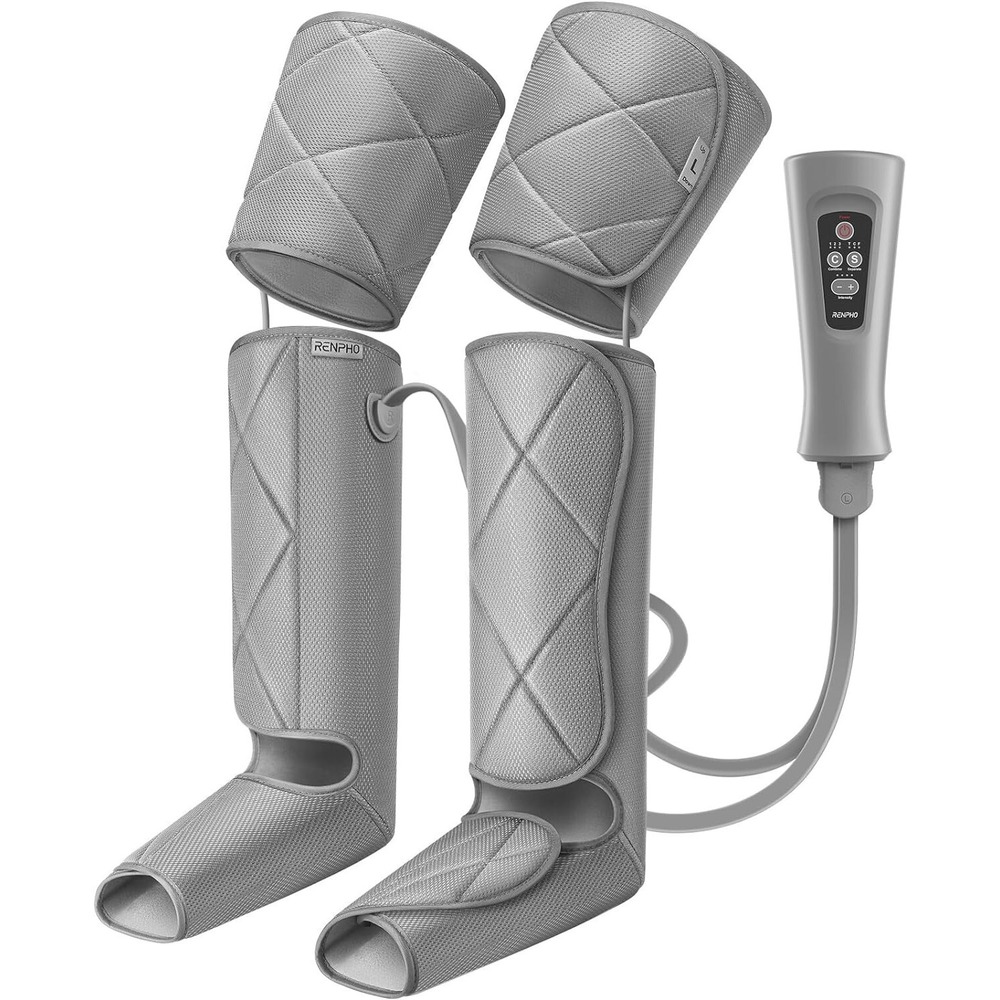 RENPHO Leg Massager Air Compression Foot Calf Thigh 6 Modes 4 Intensities
